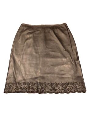 “be” Brand Black 100% Leather Skirt Size 8